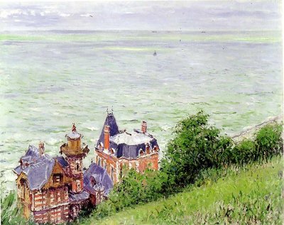 Villas in Trouville by Gustave Caillebotte